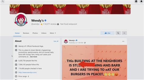 wendy's facebook|wendy's facebook page hacked.